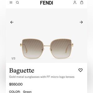 FENDI Baguette Sunglasses